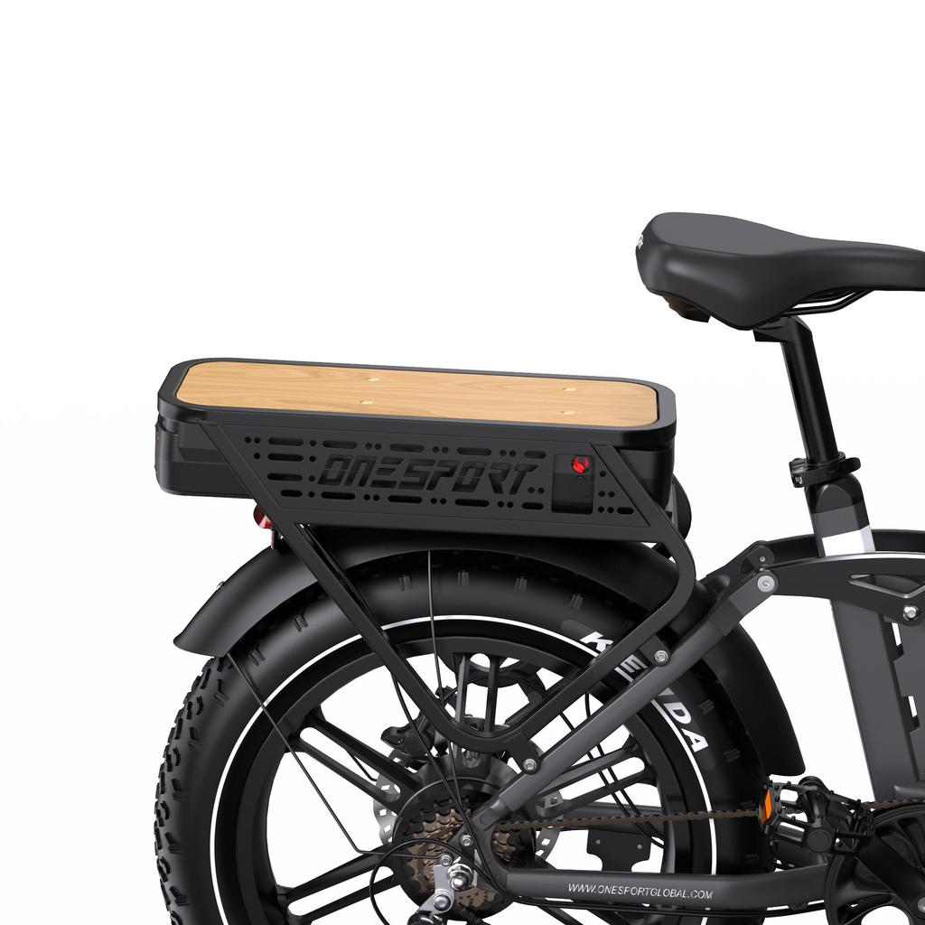 ONESPORT OT08Pro Erwachsenen E-Bike 500W Motor 48V36AH Doppelakku Mountain Offroad Elektrofahrrad 20 Zoll Fat Tire Elektrofahrrad