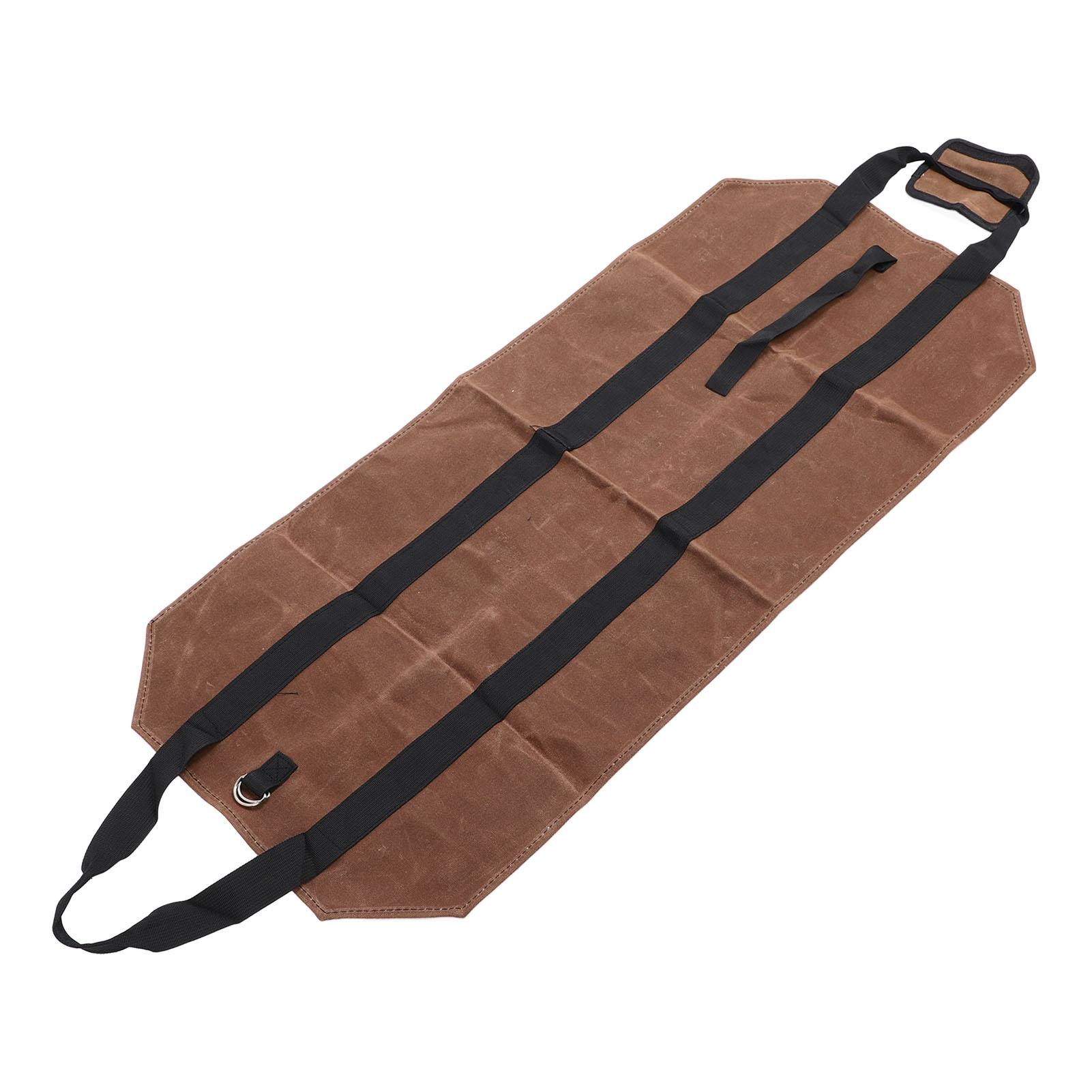 

Waxed Log Carrier Bag Firewood Holder Fireplace Wood Stove Accessories Water Resistant Log Carrying Bag