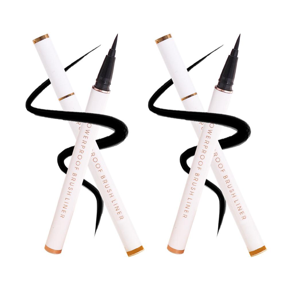 KARACAT Powerproof Brush Waterproof Eyeliner 1+1 Black+Black 1+1