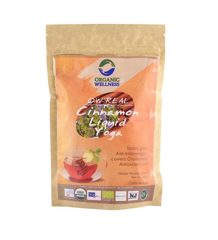 Cinnamon Tea Liquid Yoga (100 G), Cinnamon Liquid Yoga Tea Organic Wellness