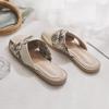 Evening Breeze Sheepskin Backless Pointed Toe Flat Slippers for Women