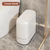 Storage Bucket Waterproof Bin with Lid Desktop Garbage Bin Sealed Trash Can  Bathroom