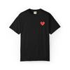 Heart Break Embroidery Emotional Stitch Unisex T‑Shirt