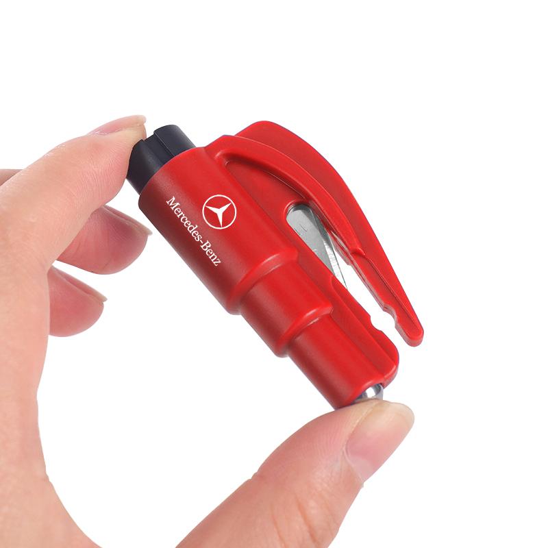 3-in-1 Car Safety Hammer Auto Emergency Glass Window Breaker Car Tool For Mercedes Benz AMG W108 W124 W126 W140 W168 W169 W176 W177 W203