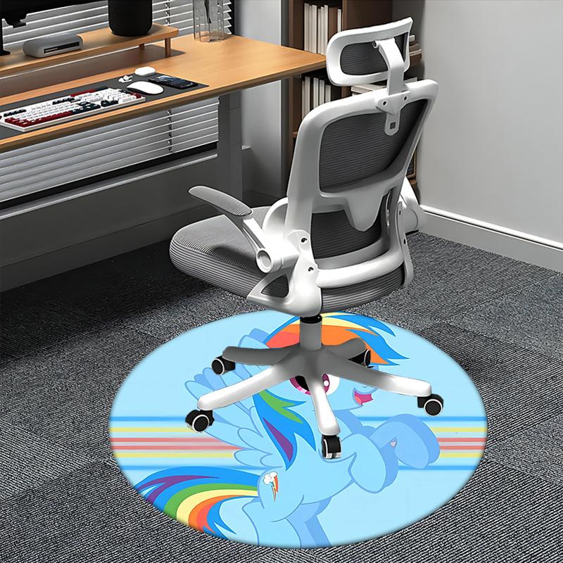 

Rainbow Dash,My Little Pony Chair mat Round Rug Office carpet,Non slip, Suitable for Living Rooms, Bedrooms Decor1205085a 80cm by 80cm