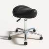 Heavy Duty Swivel Rolling Stool PU Leather Adjustable Chair for Studio Massage Bar Salon Work Station