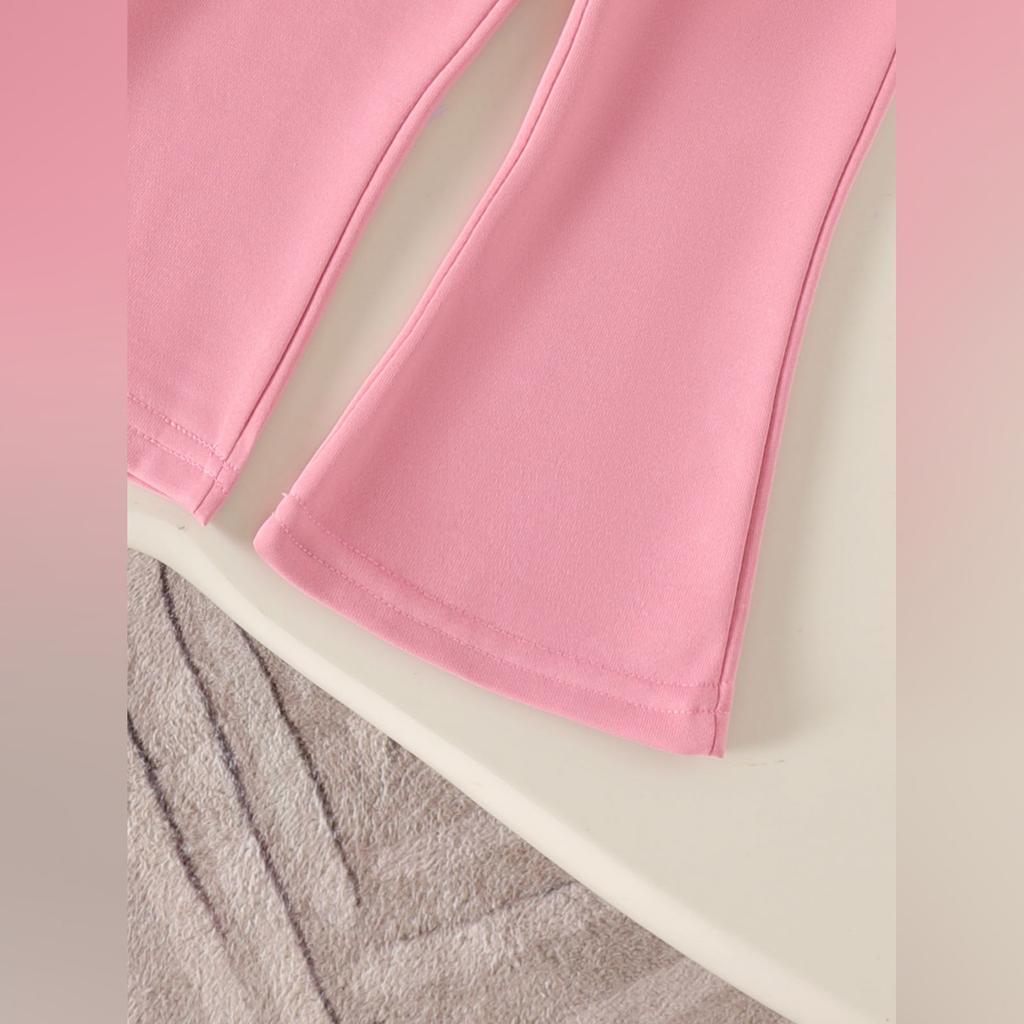 Kids Casual Long-Sleeve Set, Comfortable Daily Wear Outfits