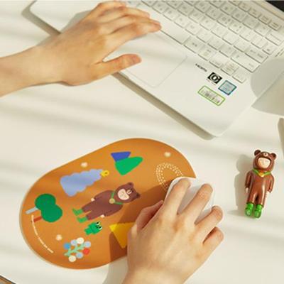 LINE FRIENDS Brown & Friends Circus Boy Band Mouse Pad Caramel