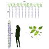 Hanging Artificial Flowers Rattan Large 10 Branches Simulation Wisteria Flowers Handmade Waterproof Fake Silk Flower Vine
