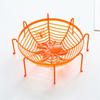 4Pcs Halloween Spiderweb Basket Large Candy Bowls Plastic Sweets Basket Fruit Plate Party Candy Holder Bowls Enduring