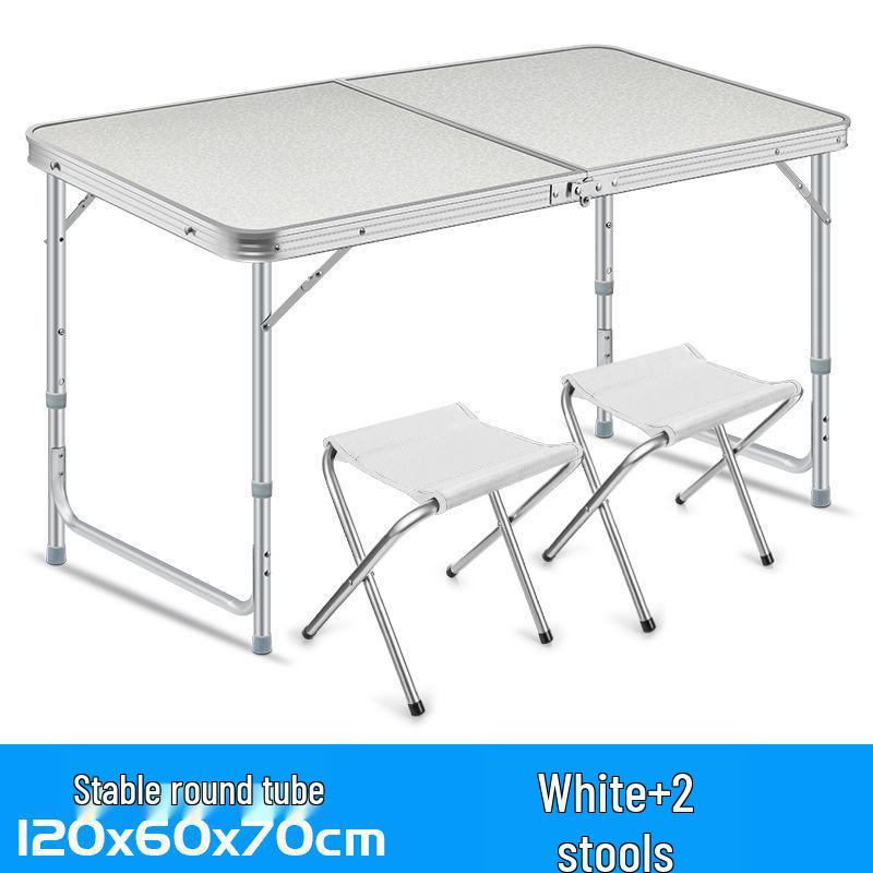 Portable Outdoor Folding Table & Chairs for Street Vendors and Camping