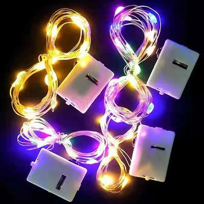 2M Blinkende LED-lysstrenger / Julefest Gaveeske dekorasjoner / Utendørs kranslys / Batteri Hage Fairy String Lights