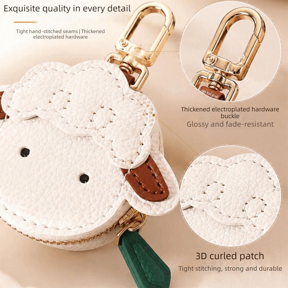 Goat Lamb Shaped Coin Purse Cartoon Bag Charm Creative Bag Pendant Outdoor