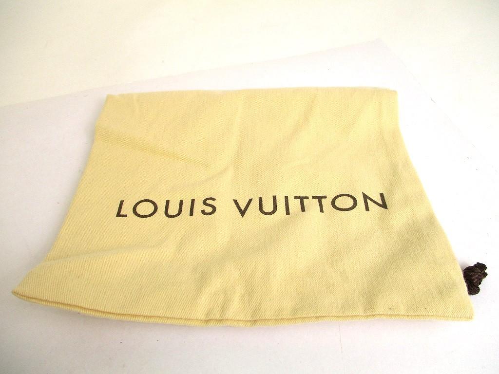 Authentic LOUIS VUITTON Special Order Damier Brown Leather Belt Bag Gange #9680  Refurbished