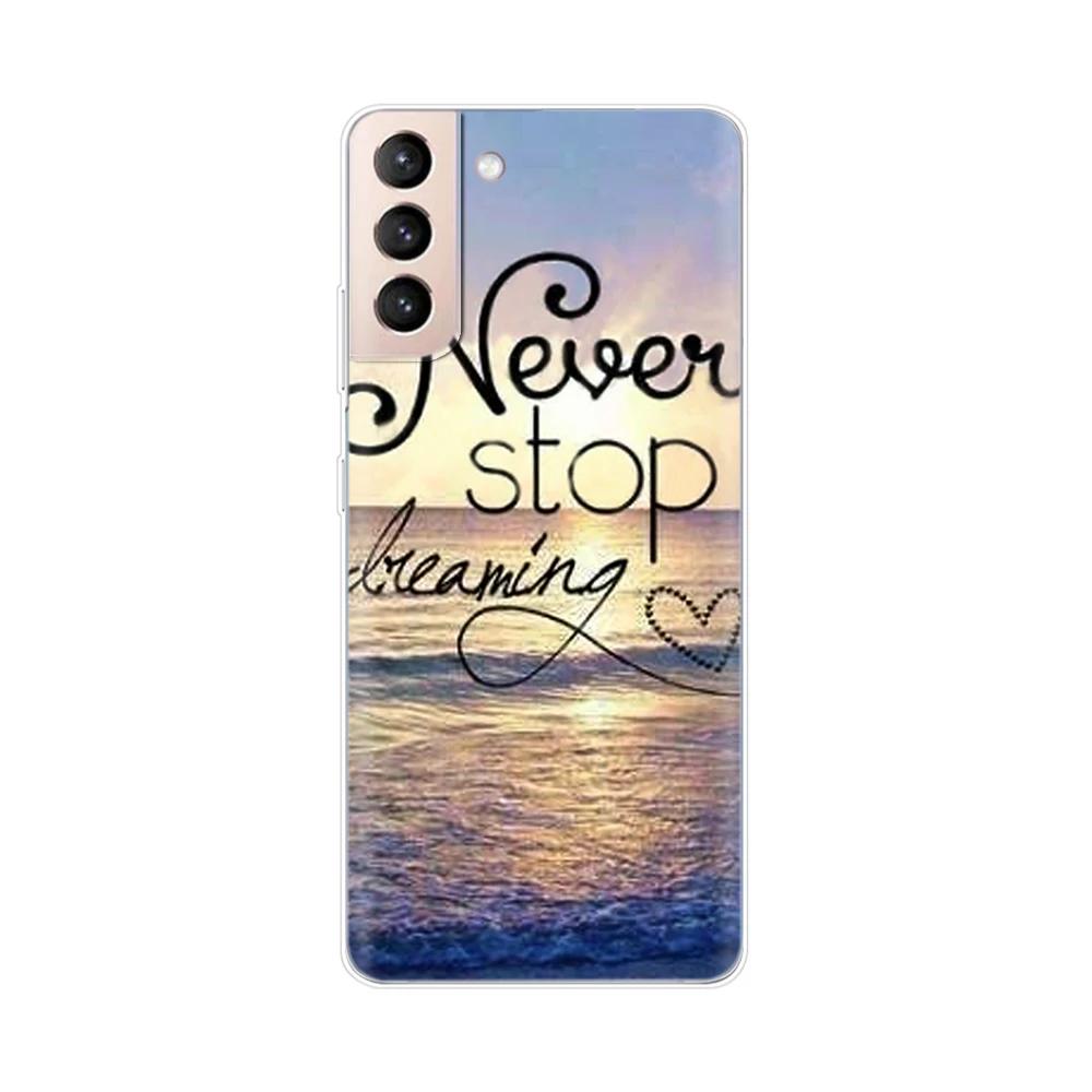 For Samsung Galaxy S21 S 21 FE Plus Case Soft TPU Phone Back Cases Cover for Samsung S21 Ultra GalaxyS21 Silicone Phone Case