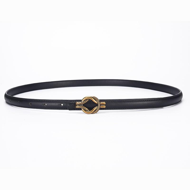 Womens Slim Leather-Style Decorative Belt Dresses Jeans Outfits Trendy Fashion Accessory 100 cm