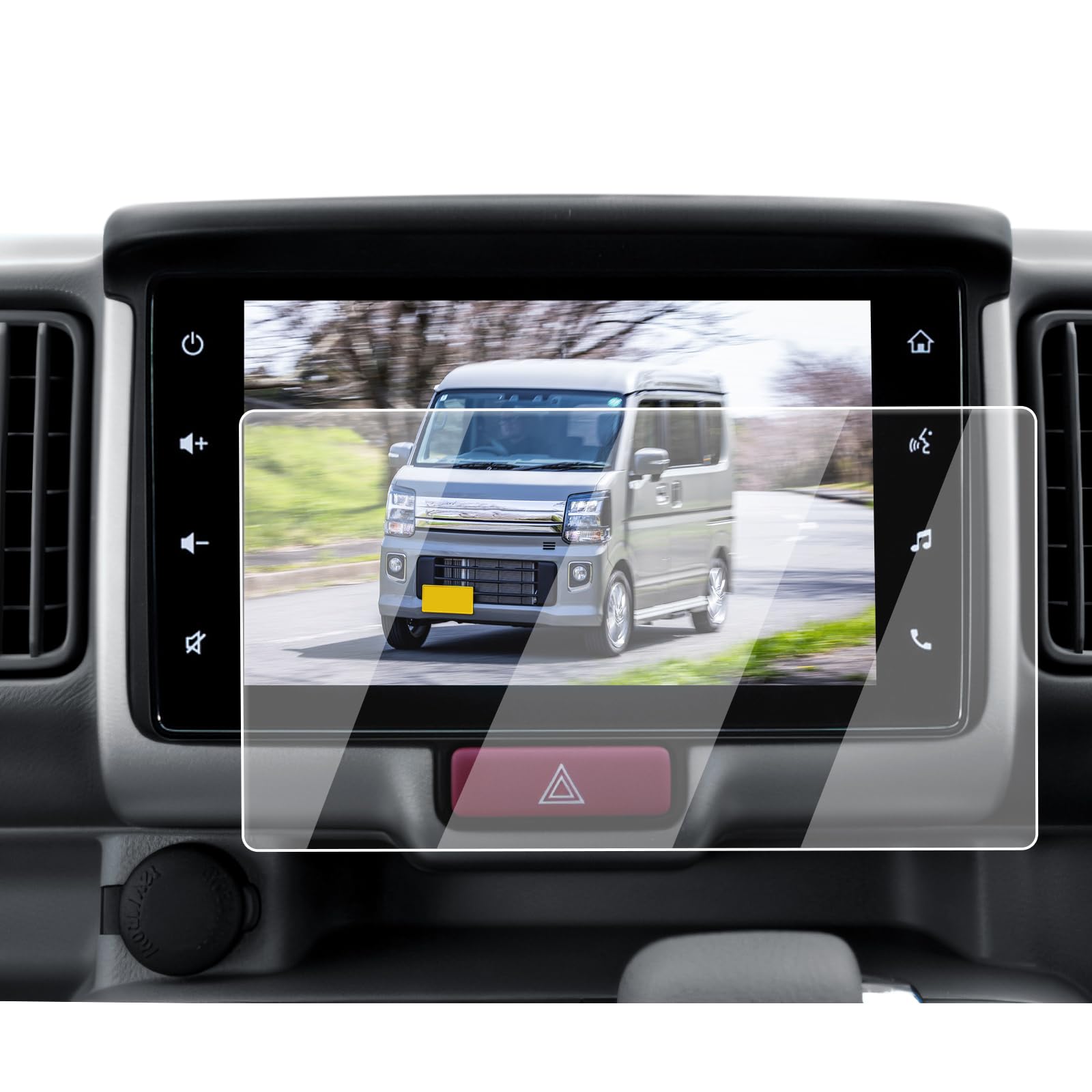 

ECOZEN Защитная пленка для автомобильной навигации Suzuki Every/Every Wagon DA17V DA17W, 10,5 дюймов, Закаленное стекло, 10.5 inch Suzuki Every/Every