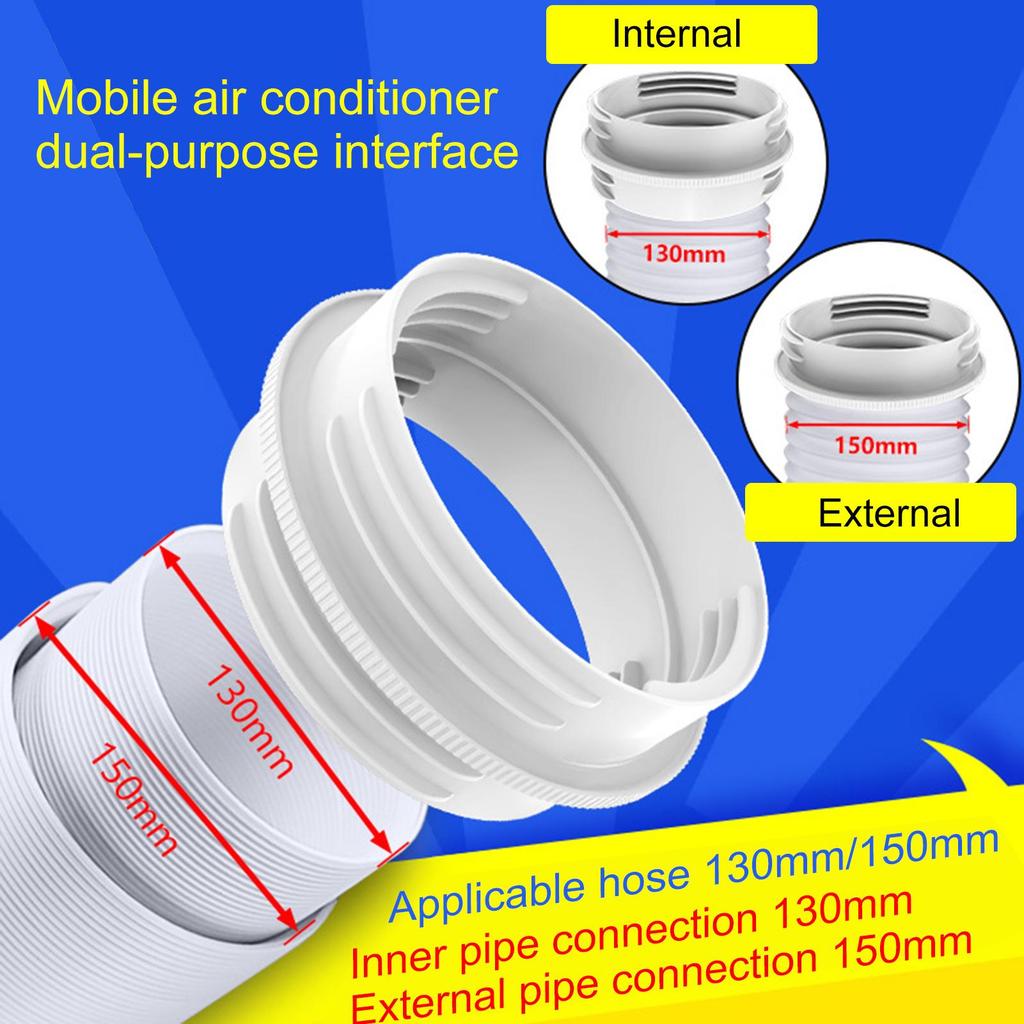 Portable AC Coupler AC Hose Adapter Universal Hose Reducer Mobile Air Conditioner Exhaust Hose Connector for Air Conditioners