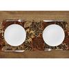 Fall Table Runner 13.7×34 Inches with Embroidered Maple Leaves, Thanksgiving Farmhouse Harvest Theme Dinning Coffee Table Decor Autumn Decorations
