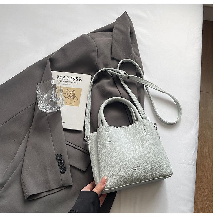 Women's Bag New Fashionable Versatile Handbag Bucket Bag High-end Bag Summer Women's Oblique Span Shoulder Bag