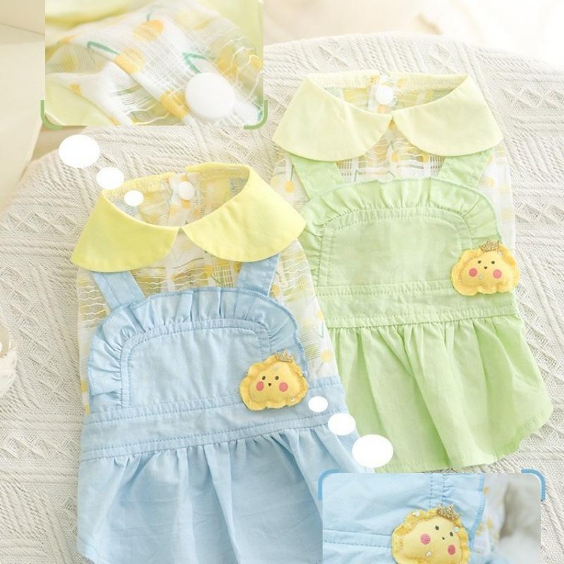 Summer Thin Pet Clothes Cat and Dog Vest Skirt