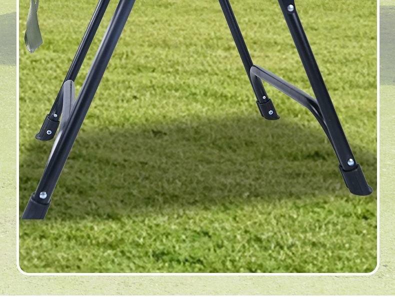Kermit Portable Folding Camp Chair - Thick Oxford, No Assembly Required, High Load Bearing for Outdoor Camping and Fishing.