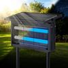 [Destaque no THE TIME!] Mata-insetos elétrico movido a energia solar para uso externo. Inclui uma armadilha para moscas, repelente de mosquitos e luz de jardim. Sem fiação req
