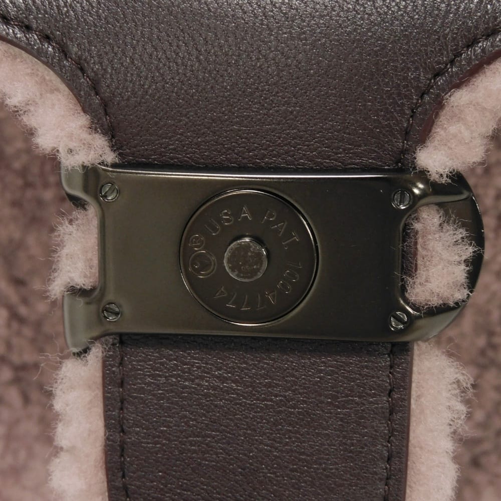 Used 9726 Tabby Pillow 26 6807 7921 C Logo Calfskin Suede 2WAY C Mark Shearling Dusty Rose Women's from Japan AUTHENTIC