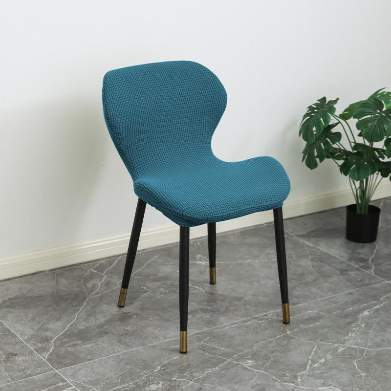 

Современный простой чехол для небольшого стула-ракушки, интегрированный чехол для стула «спина к спине», чехол для обеденного стола и стула особой формы, пыленепроницаемый и нескользящий 40*45*30cm