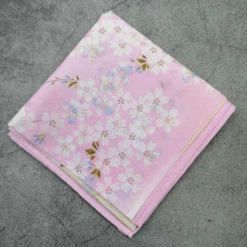 

Подарок «Цветущая сакура» Подарок на день рождения (вишня в цвету) Женский полностью хлопковый носовой платок Хлопковый платок для вытирания пота Cherry Blossom Gradient Powder