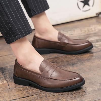 Fashion New Men's Casual Business Outdoor Shoes Loafer Gentlemany Loafers for Men  Wedding Party Dress Shoes Outdoor Walking  Shoes