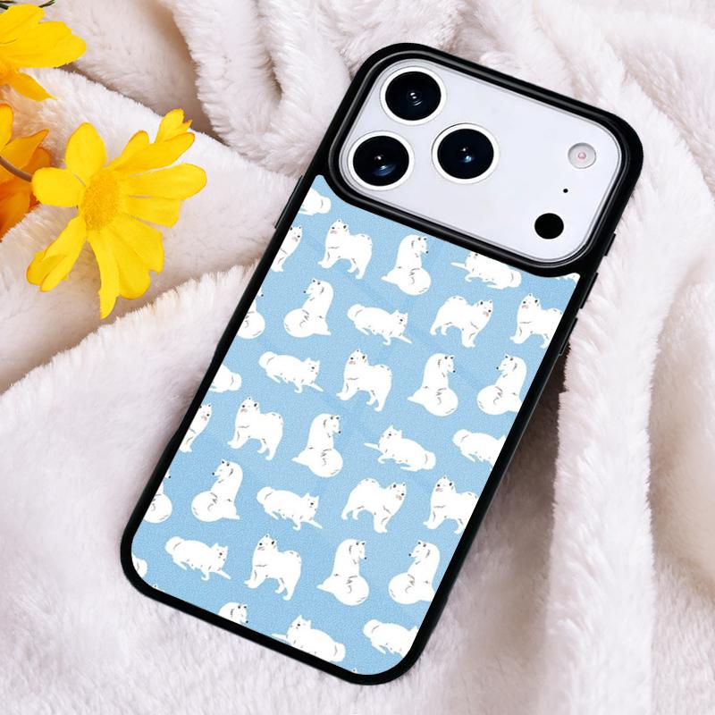 

Samoyed Puppy Phone Case For iPhone 17 16 Pro Max 15 14 Pro 11 12 13 XR XS 6 7 8 Plus Shockproof Cover iPhone 13 Pro Max