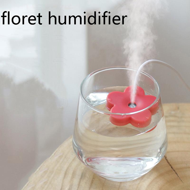 

Портативный Usb Petal Shape Увлажнитель воздуха Мини Ультразвук домашние растения Очиститель