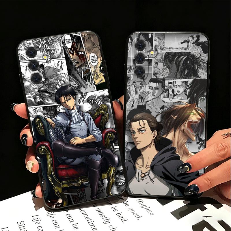 A-Attack On T-Titan Anime Soft Phone Case for Samsung A17 A37 A57 A16 A26 A36 A56 A15 A25 A35 A55 A14 A24 A34 A54 A13 A23 A33 A5