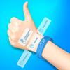 V9 Körpertemperaturmonitor Thermometer Vibrationsalarm Armband Smartes Armband