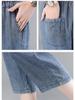 Tencel Women's Summer Slimming Ice Silk Capri Jeans - 2025 Petite Straight Leg Mom Pants