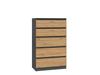Malwa M5 Chest of Drawers ANTHRACITE ARTISAN