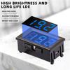DC 3-30V Voltmetru digital Tester de tensiune Indicator Afișaj LED verde strălucitor Voltmetru cu două fire Monitor Montare pe panou motor auto