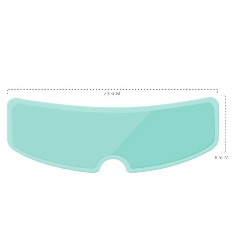 Universal Motorcycle Helmet Anti-fog Film and Rainproof Film Durable Driving Nano Coating Sticker Film Helmet Accessories