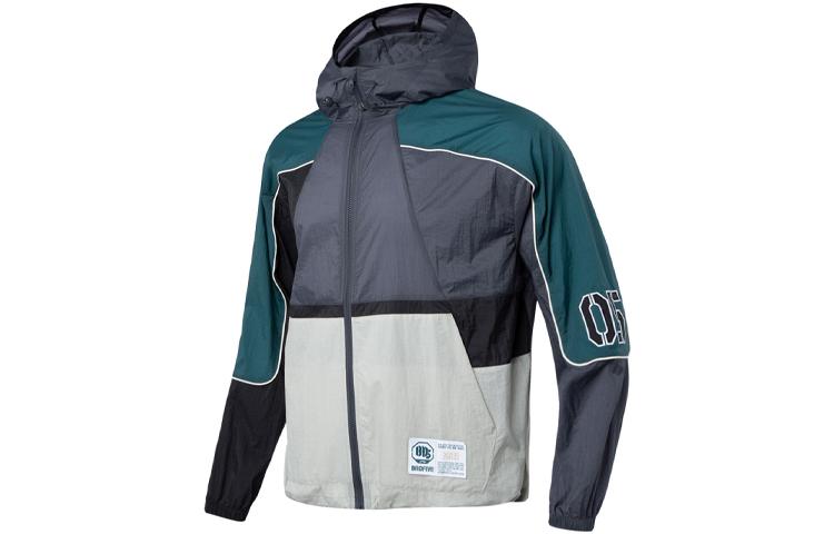 Li Ning Jacket Men s Black Gray AFDQ373-2 XS