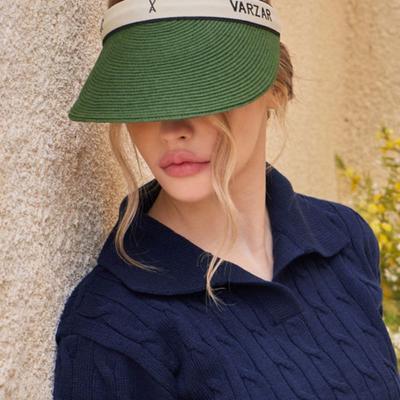 Organic Band Paper Sun Cap White/Khaki