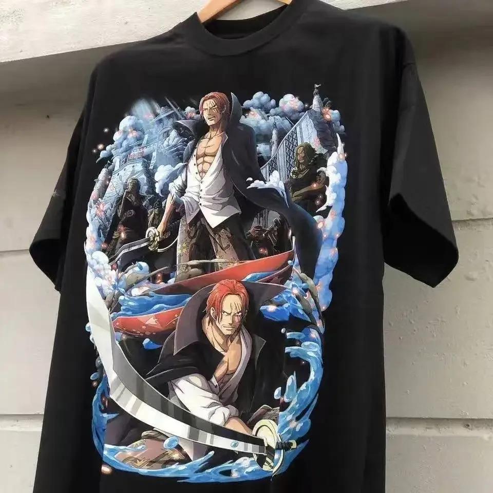 

Японское Аниме Луффи Ван Пис Ван Пис Король Пиратов Уличный Повседневный Студенческий Японская Короткая Футболка Аниме Топ Футболка S