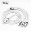 120W Jike Line One-to-Three Fast Charging Cable for Apple Huawei Honor