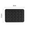Double Side Silicone Suction Pad For Mobile Phone Fixture Suction Cup Backed Adhesive Silicone Rubber Sucker Pad For Fixing