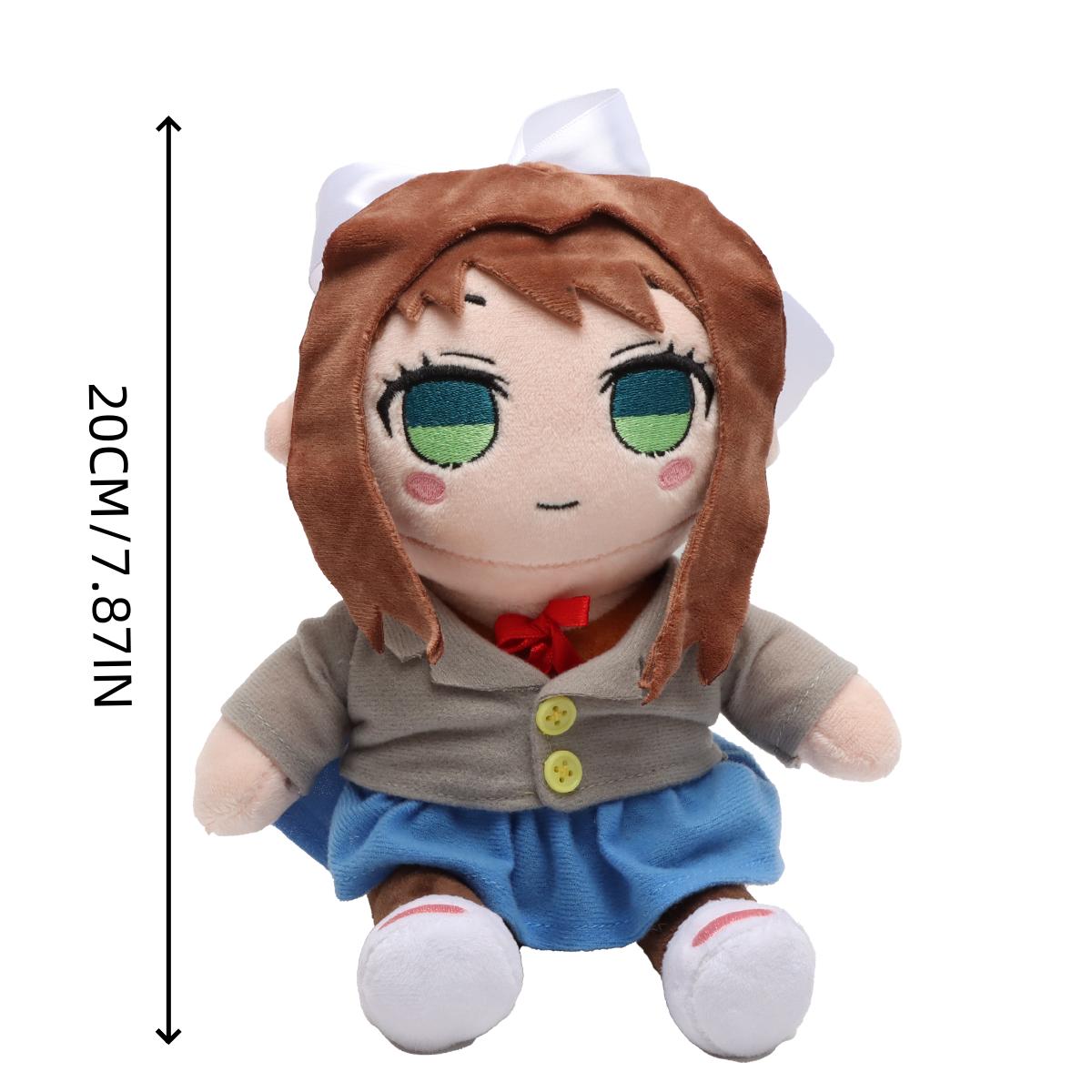 

Нетоксична Плюшева Лялька Фумофумо Моніка Аніме Периферійна Іграшка Клуб Докі Докі Літератури Мультяшна Лялька Дитяча Іграшка Подарунок на День Народження Декор для Дому 20cm