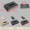 Car Hanging [Black/Red] Tissue Box, Tissue Holder, Tissue Cover, Tissue Case, Sun Visor, Car