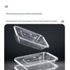500ml Disposable Rectangular Food Containers