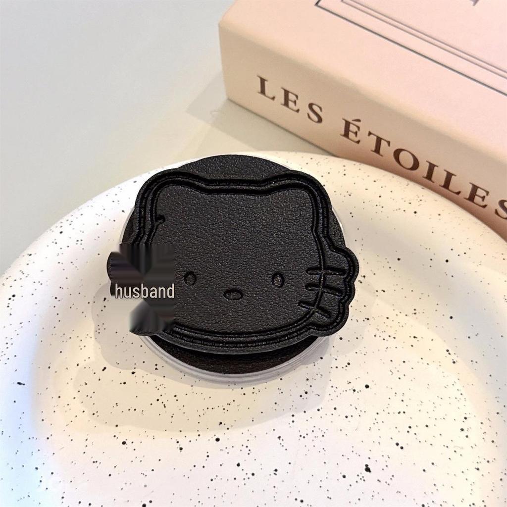 Cartoon Kitty Macaron Leather Case for MagSafe – Strong Adsorption