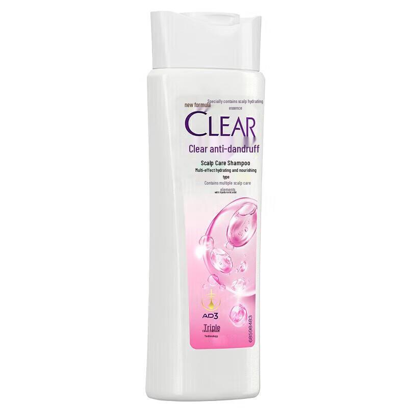 Clear Anti-Dandruff Hydrating Shampoo, 4x200g