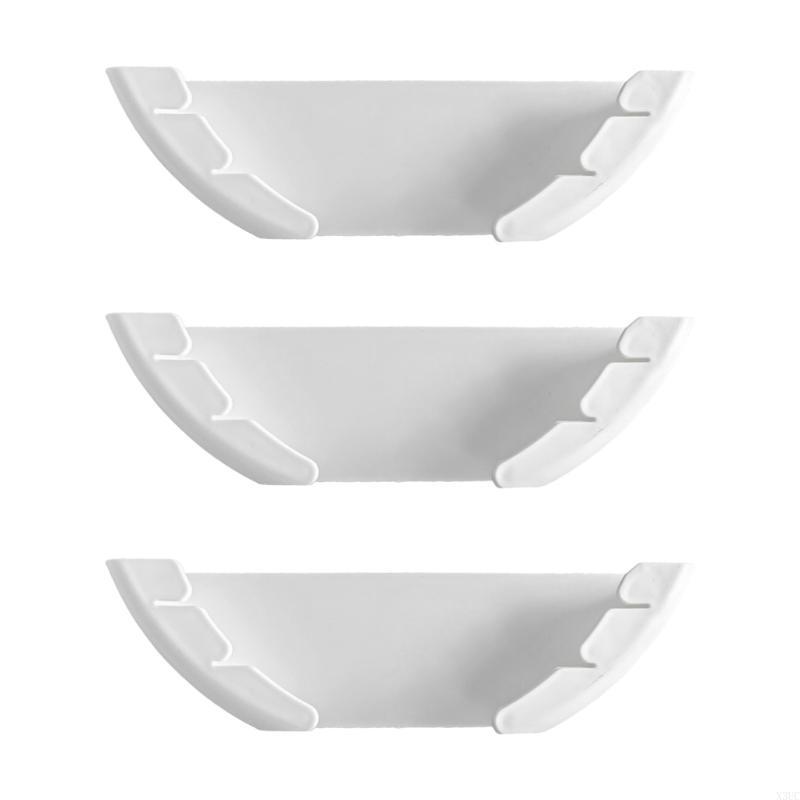 

3Pcs Universal Pot and Pan Lid Rack for Cabinet Door Holds 6 to 13.5 Inch Lids X3UC білий
